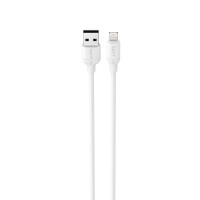 Кабель USB - Lightning HAVIT CB675 2A 1м White (silicone)