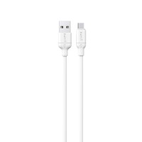 Кабель USB - Micro USB HAVIT CB678 3A 1м White (silicone)