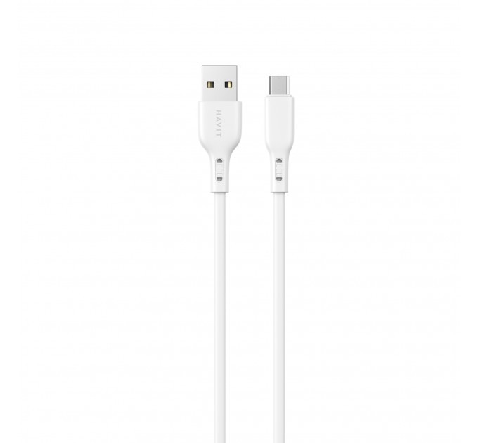 Кабель USB - Micro USB HAVIT CB6359 PRO 3A 1м White