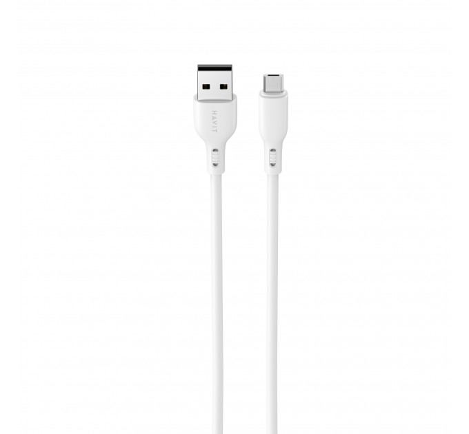 Кабель USB - Micro USB HAVIT CB6359 PRO 3A 1м White