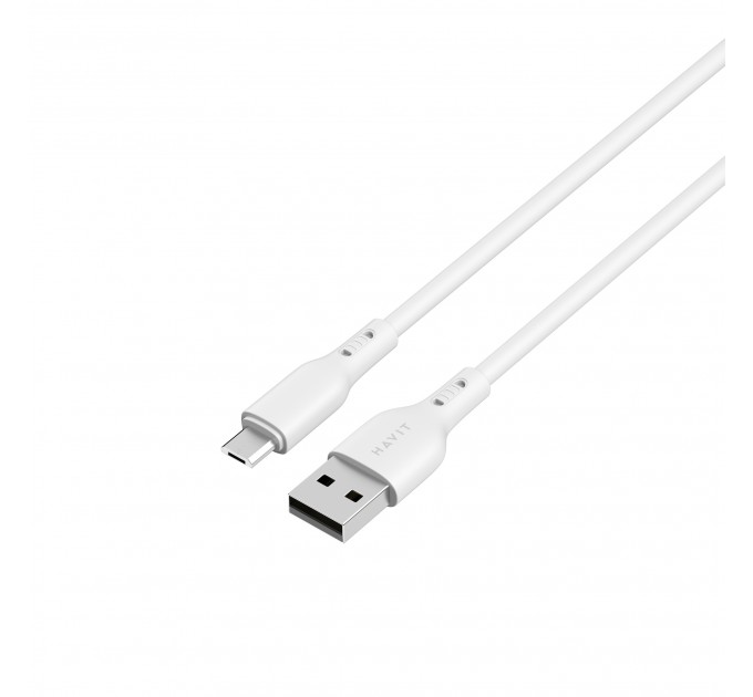 Кабель USB - Micro USB HAVIT CB6359 PRO 3A 1м White