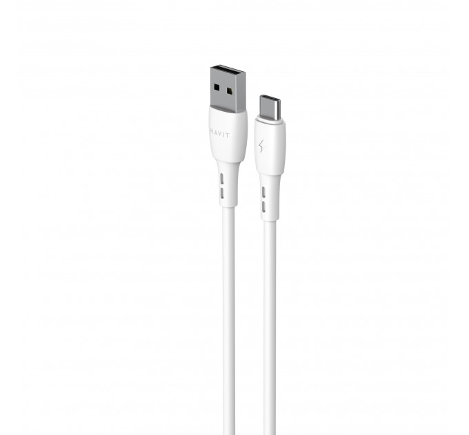 Кабель USB - USB-C HAVIT CB620C-L 3A 2м White