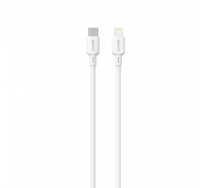 Кабель USB-C - Lightning HAVIT CBX311 PD30W 3A 2м White