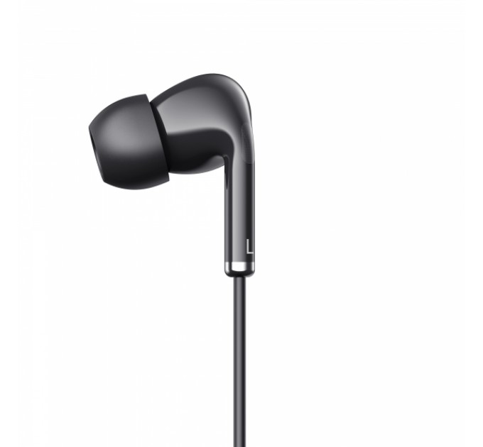 Вакуумні навушники з мікрофоном HAVIT HV-E306P Black