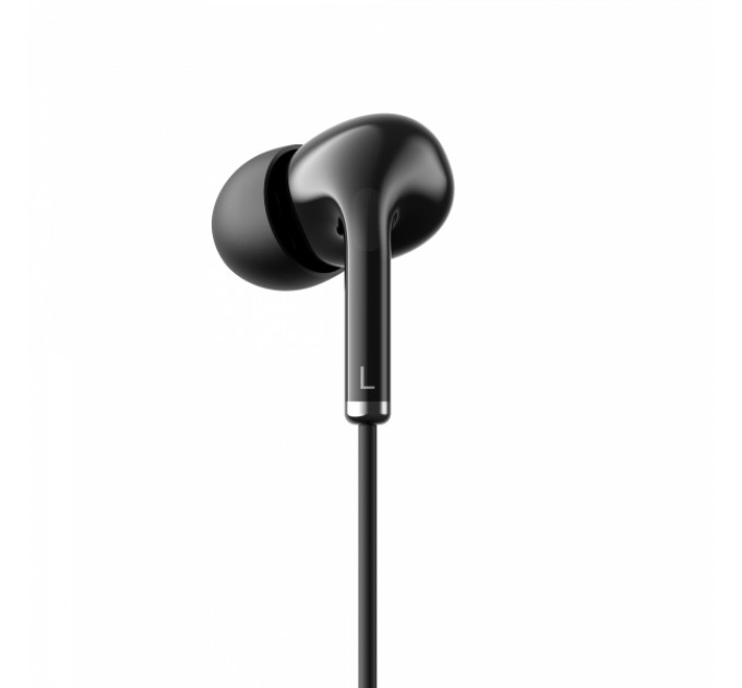 Вакуумні навушники з мікрофоном HAVIT HV-E306P Black