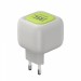 Зарядний пристрій HAVIT UC251 GaN 35W USB-A+USB-C +Кабель USB-C Gray/Green