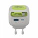 Зарядний пристрій HAVIT UC251 GaN 35W USB-A+USB-C +Кабель USB-C Gray/Green