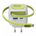 Зарядний пристрій HAVIT UC253 GaN 65W USB-A+USB-C +Кабель USB-C Gray/Green
