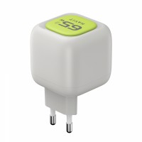 Зарядний пристрій HAVIT UC253 GaN 65W USB-A+USB-C +Кабель USB-C Gray/Green