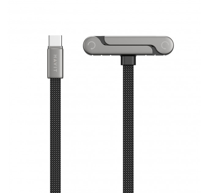 Кабель USB-C - Lightning HAVIT CB6386 PD30W 1.2м with Holder