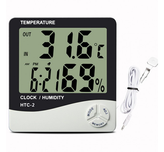 Термометр с гигрометром HTC -2
