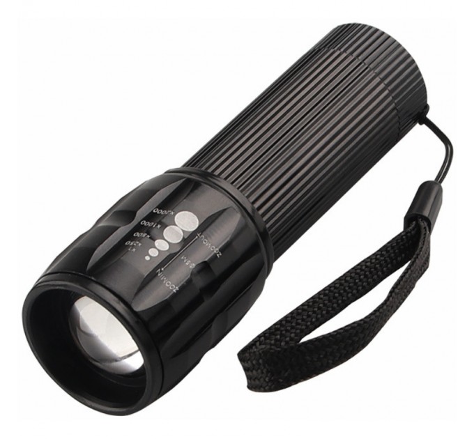 Фонарь Police 8400-LM, 3xAAA, ремешок, zoom