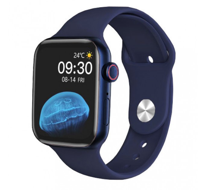 Apl Watch Series 6 HW22, 44mm Aluminium, голосовой вызов, blue