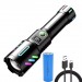 Фонарь NIGHT VISION FLUORESCENCE W514/1143-WHITE LASER LED PM10-TG, 1x26650, Power Bank, ЗУ Type-C, zoom