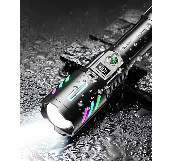 Фонарь NIGHT VISION FLUORESCENCE W514/1143-WHITE LASER LED PM10-TG, 1x26650, Power Bank, ЗУ Type-C, zoom