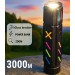 Фонарь NIGHT VISION FLUORESCENCE 530 WHITE LASER LED PM30-TG, Power Bank, 1x18650, ЗУ Type-C, zoom, Box