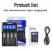 Зарядное устройство LiitoKala Lii-K4, Power Bank, 18650/ 26650/ 21700/ 26700/ AA