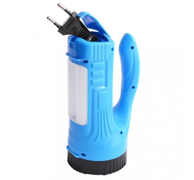 Фонарь переносной Luxury 2833, 1W+12LED, встр. аккумулятор, ЗУ 220V