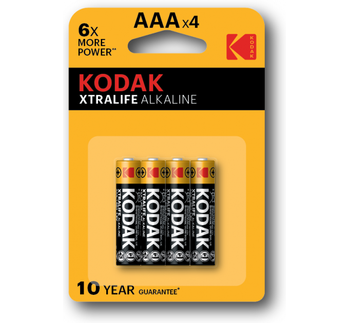 Батарейка Kodak XtraLife LR03 1x4 шт. блістер