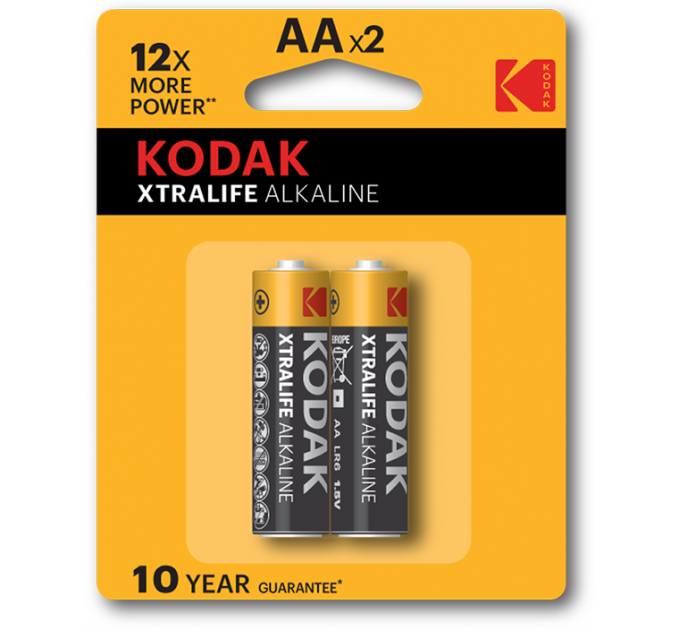 Батарейка Kodak XtraLife LR06 1x2 шт. блістер