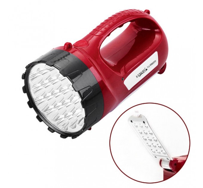 Фонарь переносной Luxury 2820 TP, 19+15LED, встр. аккум., ЗУ 220V