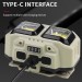 Фонарь налобный HX-816S-2COB(White+Red), Motion Sensor, Waterproof, 1x18650, ЗУ Type-C, Box