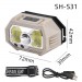 Фонарь налобный SH-S31-XPE+COB(White+Red), Motion Sensor, Li-Ion аккумулятор, ЗУ Type-C, Box