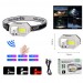 Фонарь налобный SH-S9-XPE+COB+3SMD(Red), Motion Sensor, Li-Ion аккумулятор, ЗУ Type-C, Box