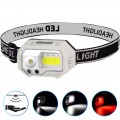Фонарь налобный SH-S9-XPE+COB+3SMD(Red), Motion Sensor, Li-Ion аккумулятор, ЗУ Type-C, Box