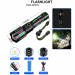 Фонарь NIGHT VISION FLUORESCENCE W515-PM10-TG, Power Bank, индикация заряда, 1x26650, ЗУ Type-C, zoom, Box