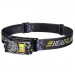 Фонарь налобный YY-19B-3SMD+2COB(White+Yellow+Red), Motion Sensor, Li-Ion аккум., ЗУ Type-C, магнит, Box