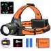 Фонарь налобный NIGHT VISION FLUORESCENCE BL-T203-TG+COB(White+Red), 2x18650, 1 РЕЖИМ, ЗУ Type-C, zoom