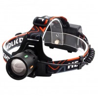 Фонарь налобный NIGHT VISION FLUORESCENCE BL-T207-TG, 2x18650, 1 РЕЖИМ, ЗУ Type-C, zoom