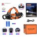 Фонарь налобный NIGHT VISION FLUORESCENCE BL-T210-TG, 2x18650, 1 РЕЖИМ, ЗУ Type-C, zoom