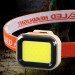 Фонарь налобный CY-2027-B-COB(white+red), Li-Ion аккумулятор, ЗУ Type-C