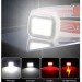 Фонарь налобный CY-2027-B-COB(white+red), Li-Ion аккумулятор, ЗУ Type-C