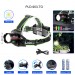 Фонарь налобный NIGHT VISION FLUORESCENCE PLD-903-TG, 1 РЕЖИМ, 2x18650, ЗУ Type-C, zoom