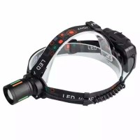 Фонарь налобный NIGHT VISION FLUORESCENCE W668-TG, 2x18650, ЗУ Type-C, zoom, Box