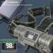 Фонарь налобный 8099 PM10-TG, 1x18650, ЗУ Type-C, zoom, Box