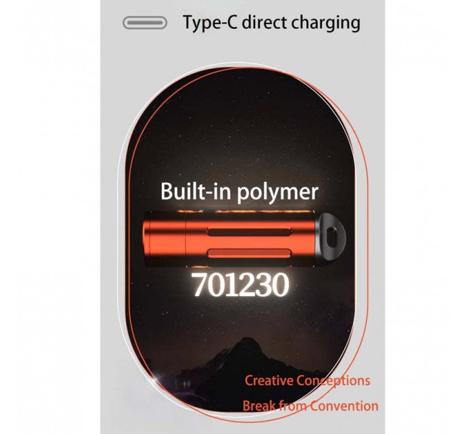 Фонарь AK205-TG, Li-Ion аккумулятор, ЗУ Type-C, zoom, Box