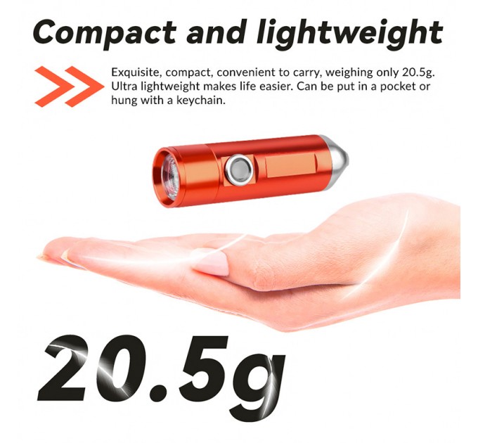 Фонарь AK205-TG, Li-Ion аккумулятор, ЗУ Type-C, zoom, Box