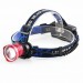 Фонарь налобный RN-1622-T6, 2x18650, ЗУ Type-C, zoom, Box