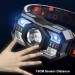 Фонарь налобный XS-09-LM+6SMD(WHITE+RED), Motion Sensor, Li-Ion аккум., ЗУ Type-C