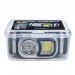 Фонарь налобный HX-T60-5SMD+COB(White+Red), Waterproof, 1x18650, ЗУ Type-C, магнит, Box