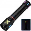 Фонарь PLD-CA166-3 1 РЕЖИМ WHITE LASER LED PM10-TG, 1х18650, индикация заряда, ЗУ Type-C, zoom, Box