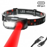 Фонарь налобный 1804-LED(Red)+COB(White), 1x18650, ЗУ Type-C Фонарь налобный 1804-LED(Red)+COB(White), 1x18650, ЗУ Type-C