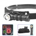 Фонарь налобный 6609-LED, ЗУ Type-C, 1x14500, Box