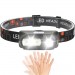 Фонарь налобный 1804A-XPE+COB, Motion Sensor, 1x18650, ЗУ Type-C