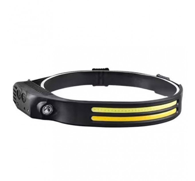 Фонарь налобный BL-W689-2-LM+2COB (White+Red), Motion Sensor, Li-Ion аккум., ЗУ Type-C, Box