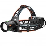 Фонарь налобный NIGHT VISION FLUORESCENCE BL-T207-TG, 2x18650, 1 РЕЖИМ, ЗУ Type-C, zoom